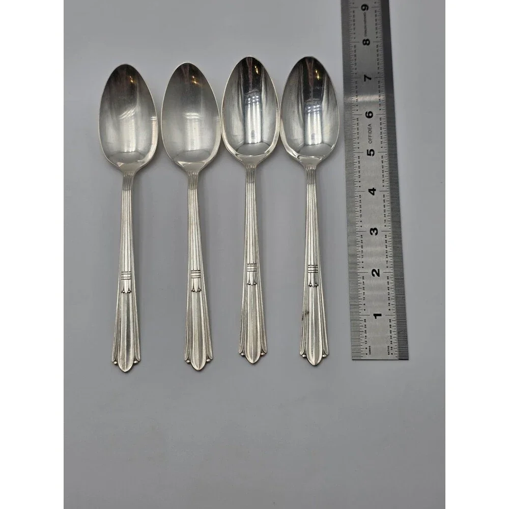 4 StratfordPlate Sectional Tablespoons Mark IS
